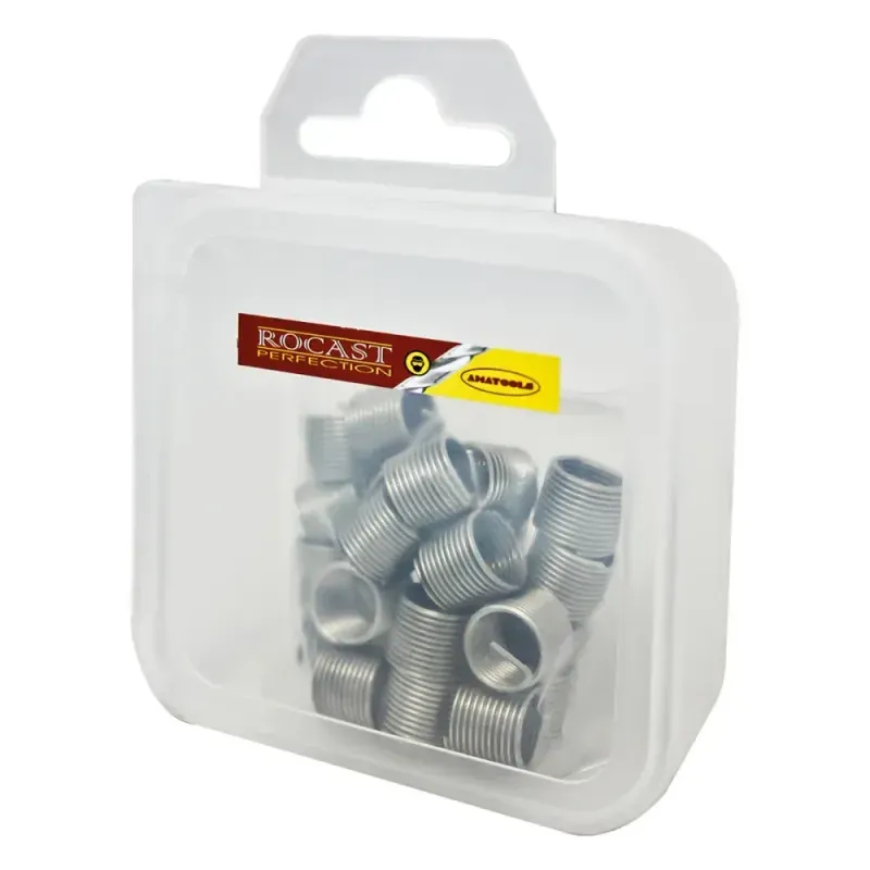 Inserto Postiço Longo em Aço Inox M18x2,5 5 Peças Rocast