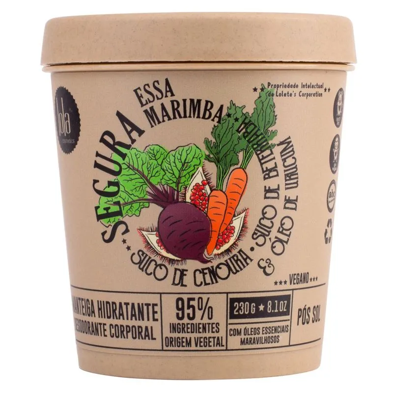 Manteiga Hidratante Lola Cosmetics - Segura essa Marimba Pós Sol 230G