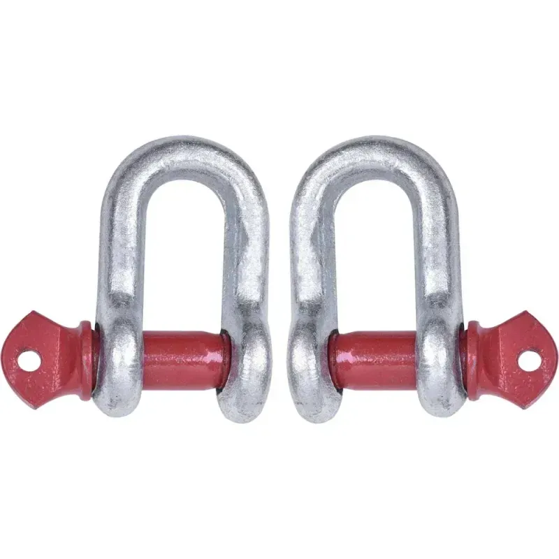 Manilha Reta "D" Forjada Worker Manilha Reta "D" Forjada 3/8" 1000KGF 2 Peças Acerosid