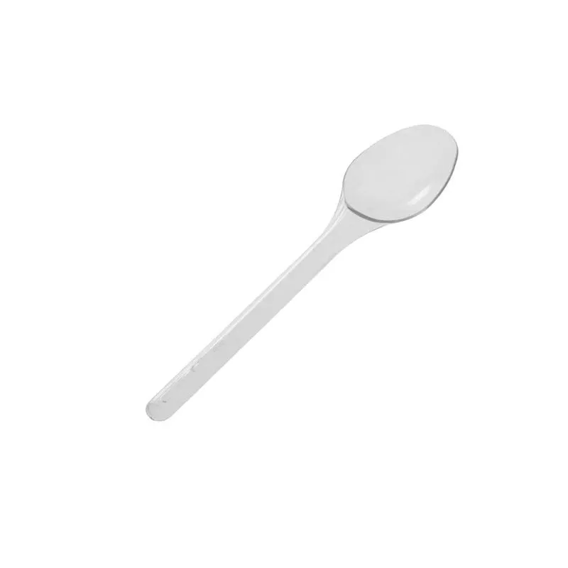 Colher De Plástico Sobremesa Pw-cs Cristal 500 Unidades Wer
