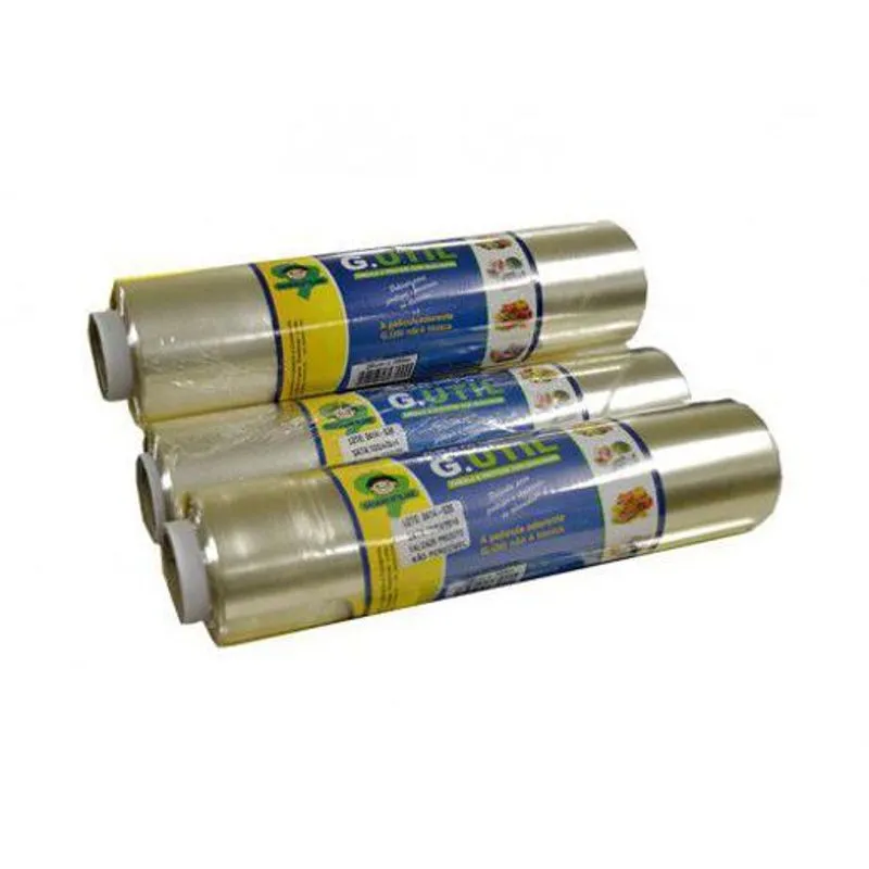 Bobina Filme De Pvc Resinite Guarufilme 45x100mts C/20 Rolos