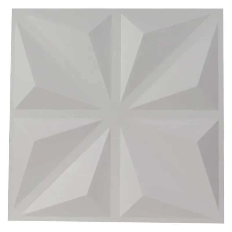 Placa em 3D para Parede com 25 Peças 50 x 50cm K017B Kala