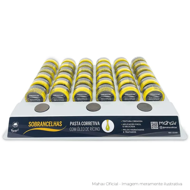 Pasta Corretiva para Sobrancelhas C/36 Unid - Mahav (CSMV)