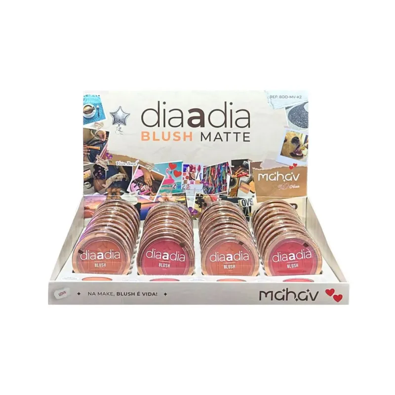 Blush Matte Dia a Dia C/36 Unid - Mahav (BDDMV-K2)