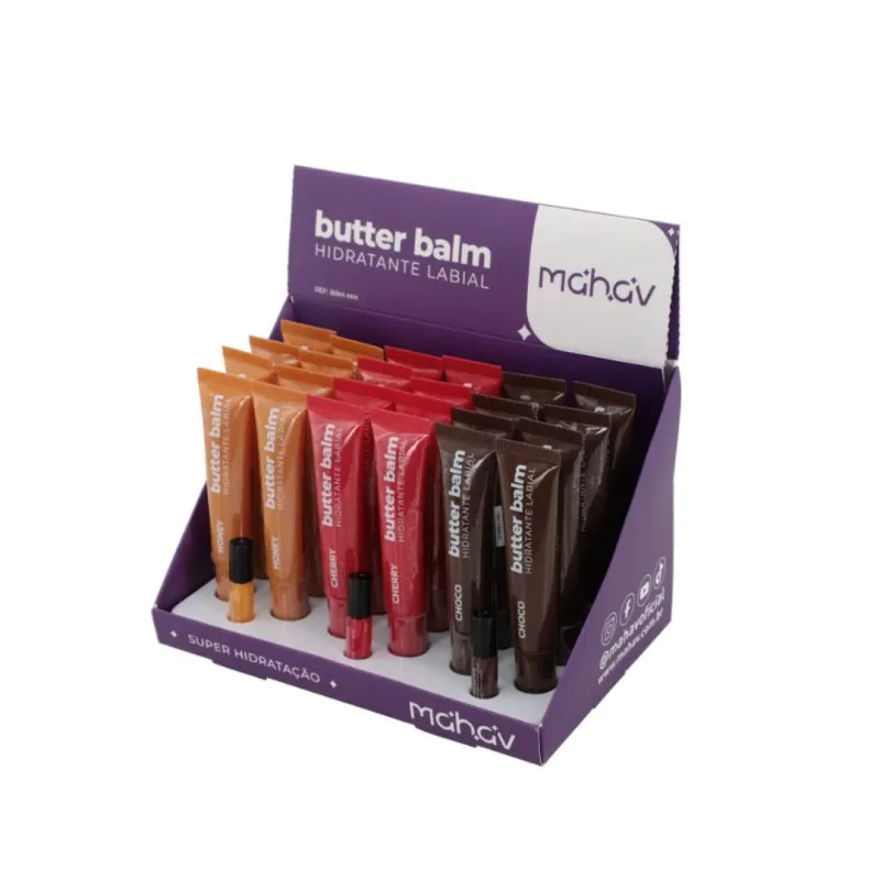 Hidratante Labial Butter Balm C/24 Unid - Mahav (BBMMH)
