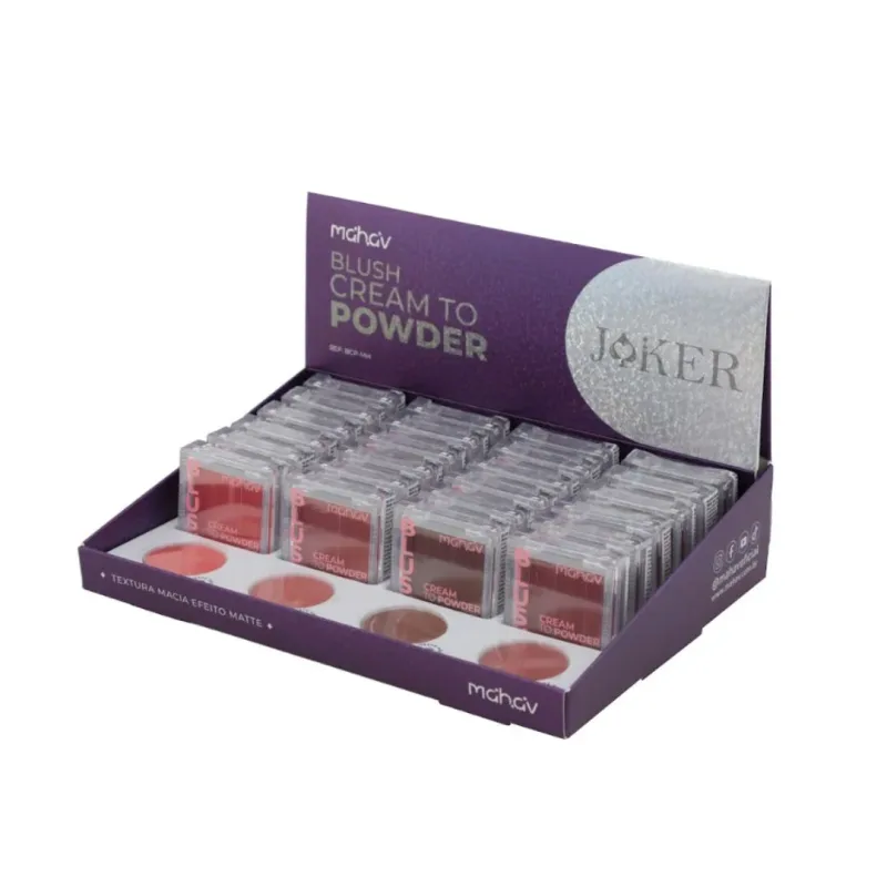 Blush Cream To Powder C/24 Unid - Mahav (BCPMH)