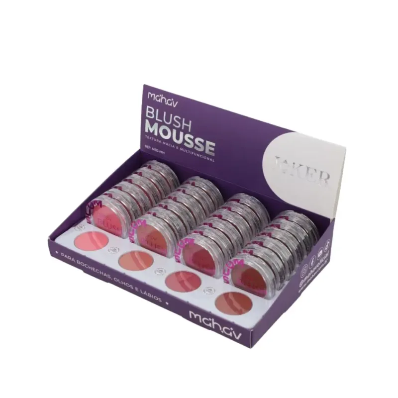 Blush Mousse Joker C/24 Unid - Mahav (MBJMH)