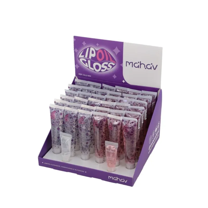 Lip Oil Gloss C/36 Unid - Mahav (GLUMH)