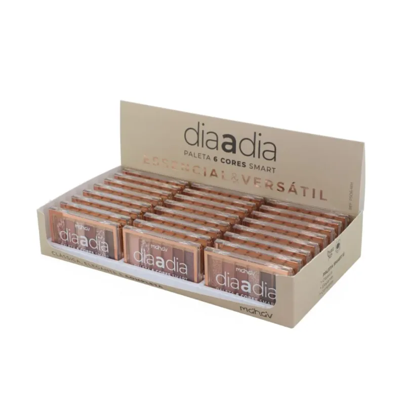 Paleta de Sombras Smart C/24 Unid - Mahav (PSD6MH)