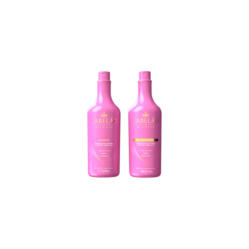 Kit Cabelao Shampoo+condicionador 1,8l Hidratacao CX 6