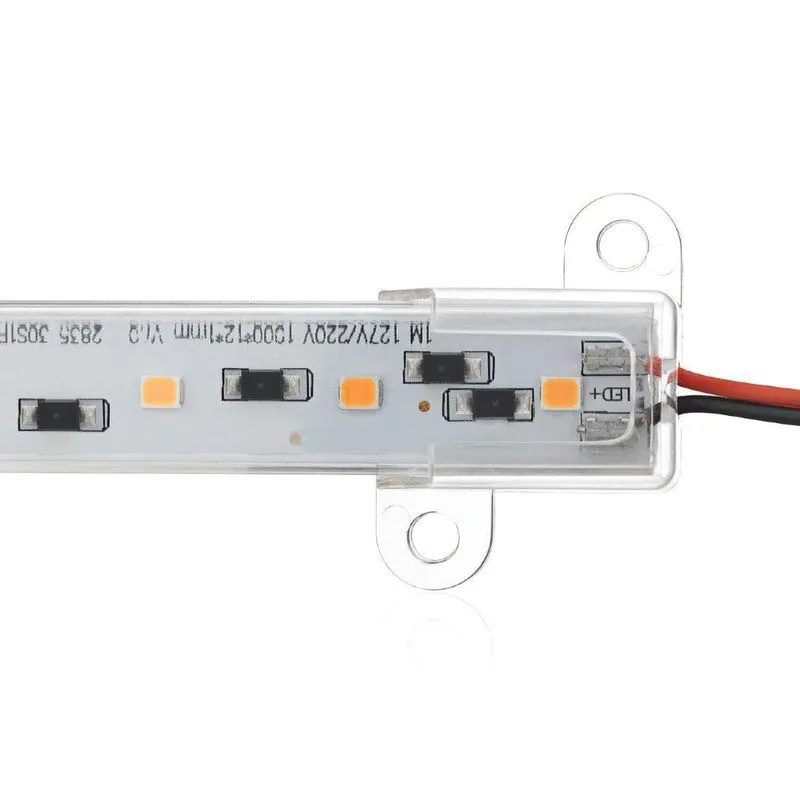 Barra De Led Plug E Play 20w 2700k Luz Amarela Alto Irc