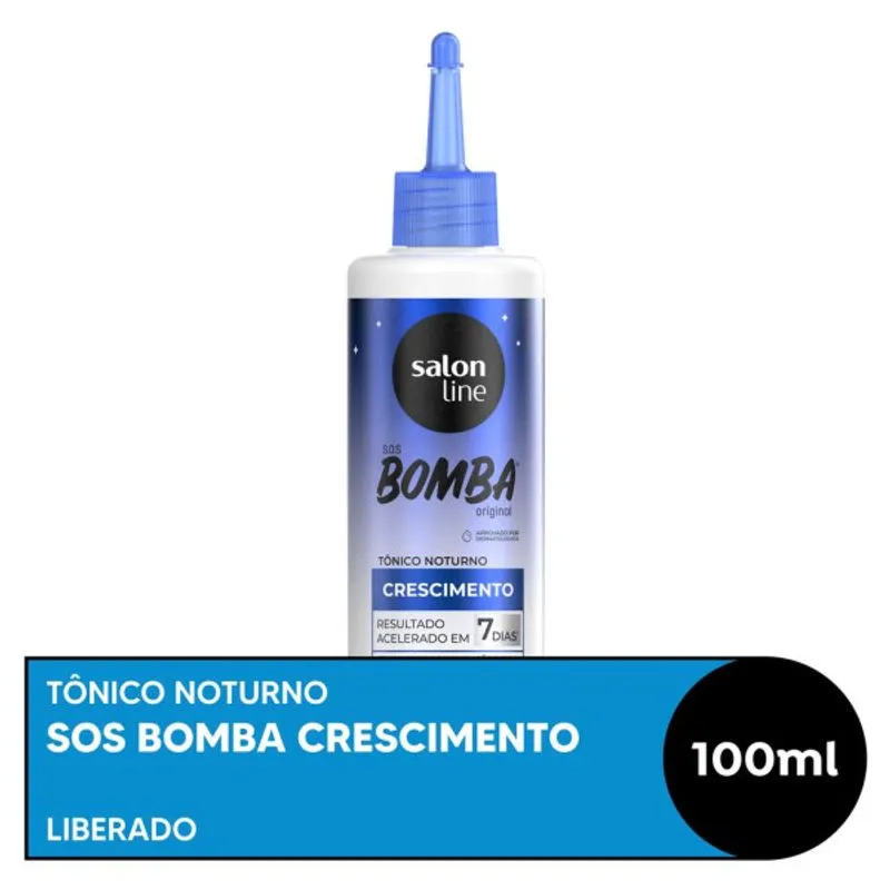 Tônico Fortalecedor Salon Line SOS Bomba Crescimento Acelerado 100ml CX 12