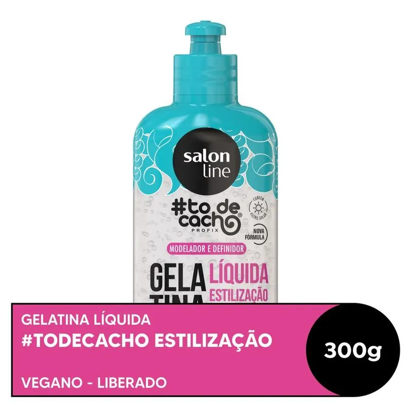 Gelatina Capilar Líquida Salon Line #TODECACHO Estilização 300ml CX 6
