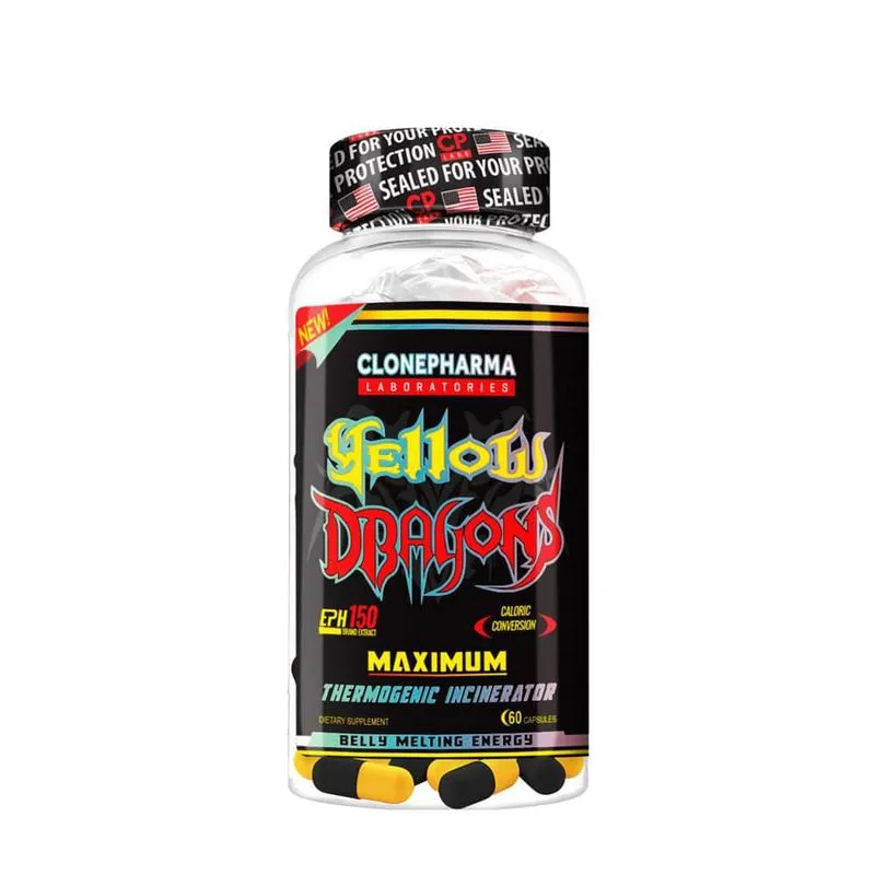 Yellow Dragons Clone Pharma 60 Cápsulas