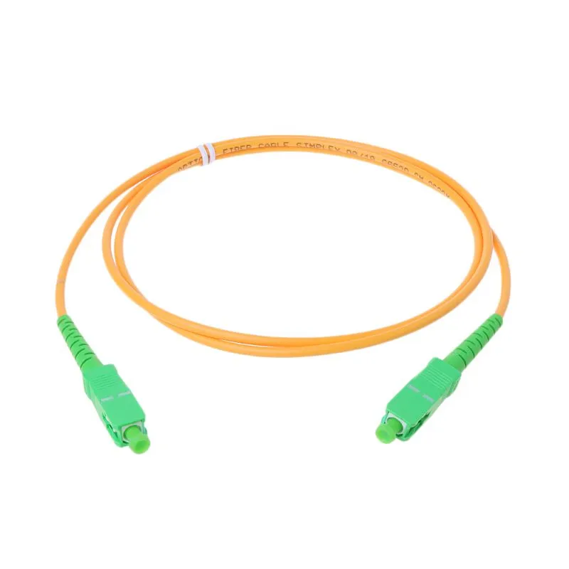 Sc/apc-sc/apc-sm 3mm Cabo De Extensão Do Modo Único De Extensão Do Cabo De Extensão Do Modo Único - Amarelo