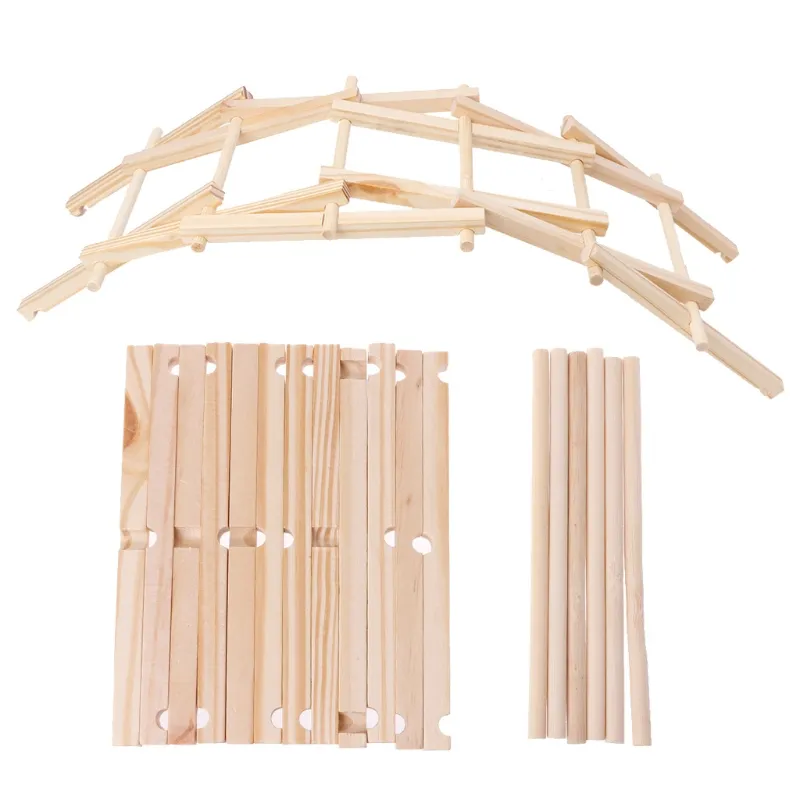 Da Vinci Bridge Pathfinders Wood Construction Model Kit Building Blocks Kids Toy