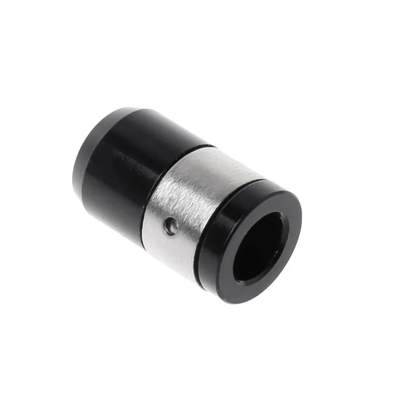 Anel Magnético 1/4" 6,35mm Metal Forte Magnetizer Parafuso Elétrico Phillips Chave De Fenda Bits - Preto