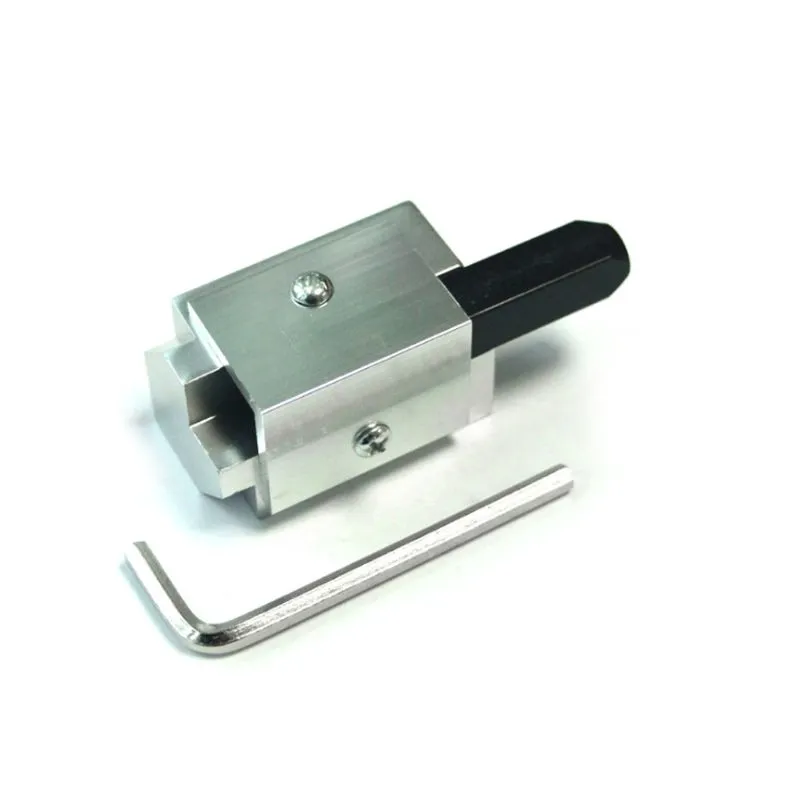Alumínio Allloy Corner Chisel Square Dobradiça Recesses Mortising Right Angle Knife Wood Esculpindo Chisel Para Ferramentas De Marcenaria - Prata