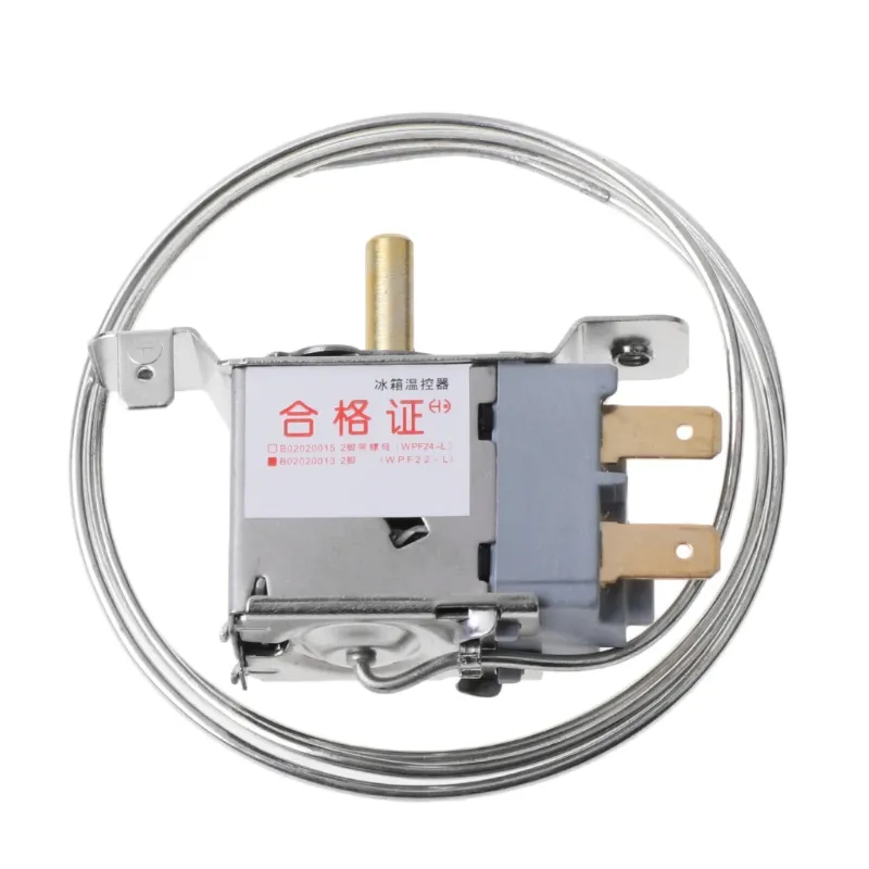 Wpf22-l 2pin Refrigerador Termostato Household Metal Temperature Controller Novo - Multi