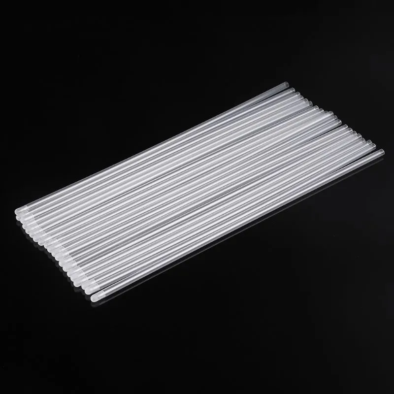 20 Peças Descartáveis De Inseminação Artificial Rods Tubo De Reprodução Flexível Tubo De Cateter Para Teste De Raça De Animais De Cabra - Branco - M