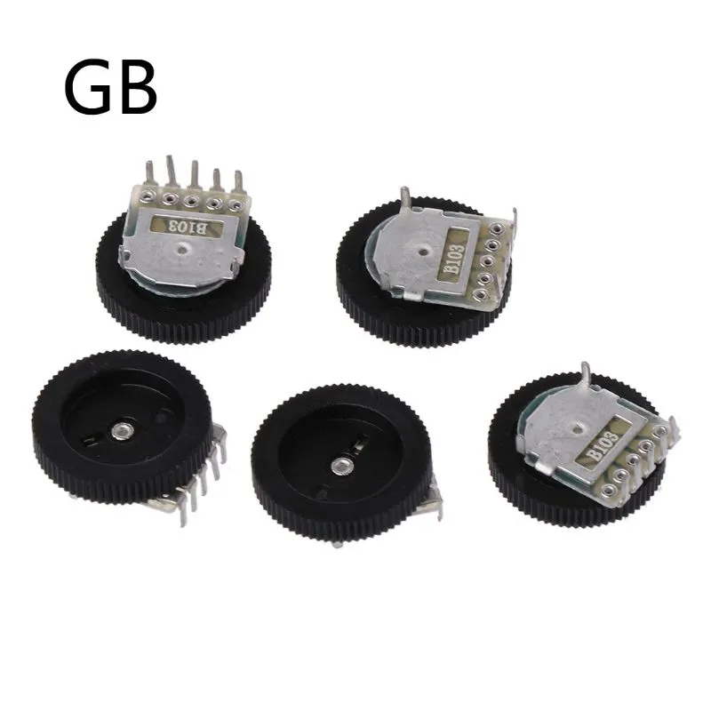 5pcs Substituição Motherboard Volume Volume Switch Peças De Potencialiômetro Para Gb Gba Gbc - Azul Claro