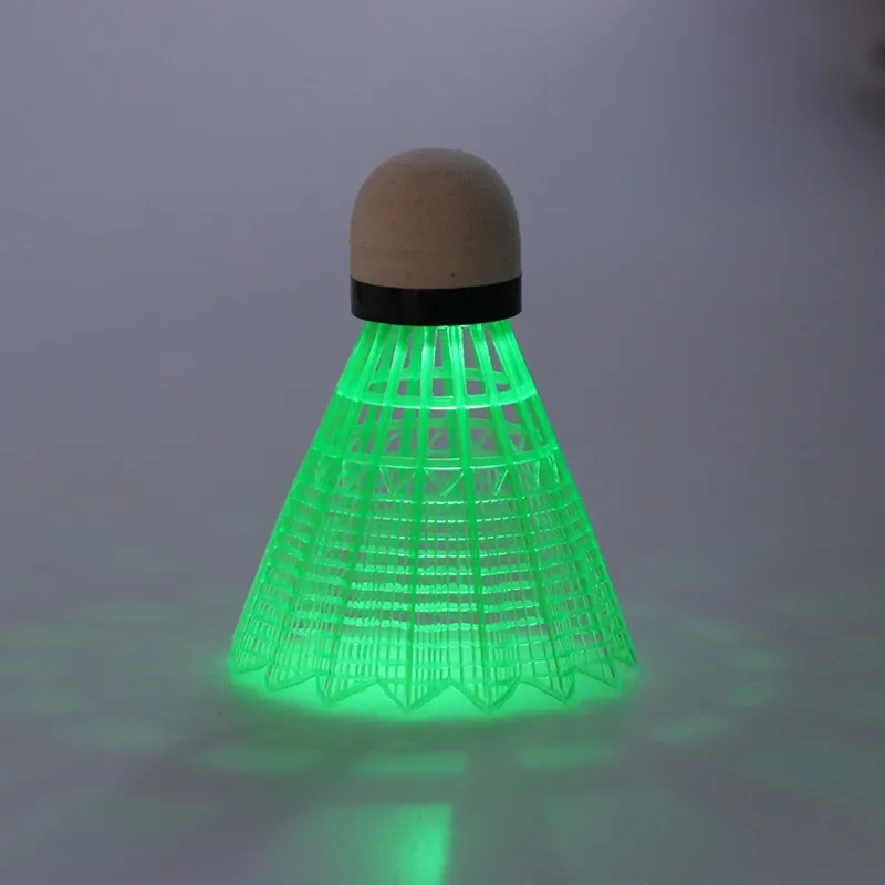 Led Badminton Birdies, Glow In The Dark Night Badminton Shuttlecocks Iluminação Birdie Para Atividades Esportivas Ao Ar Livre, 3pcs - Verde