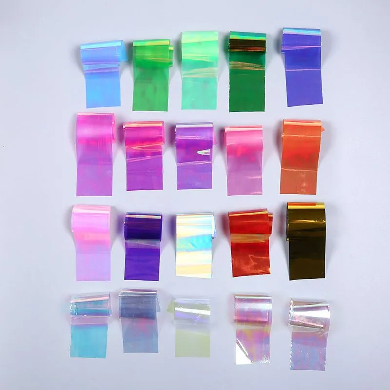 Papel De Espelho Colorido Brilhante Cor Mágica Aurora Ab Efeito Refletir Papel Para Diy Resin Mold Decor Joias Fazendo Obturações - A