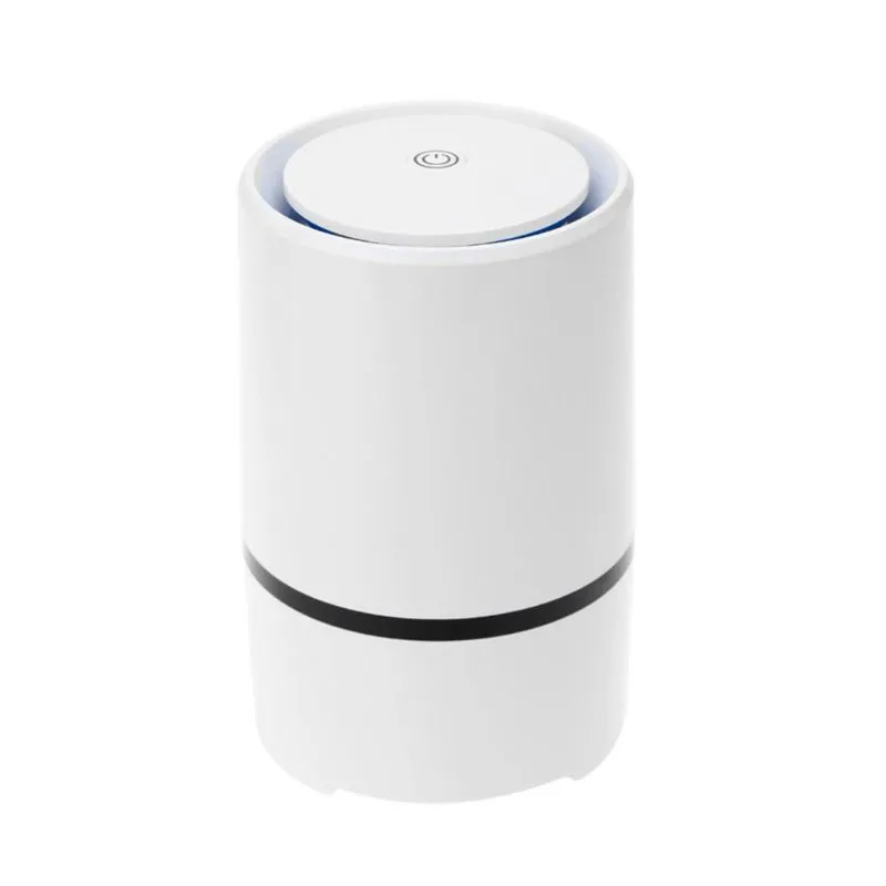 Purificador De Ar Portátil Led Usb Carregando Luz Noturna Limpador De Ar Anion Ionizer Gerador De Íons Negativo