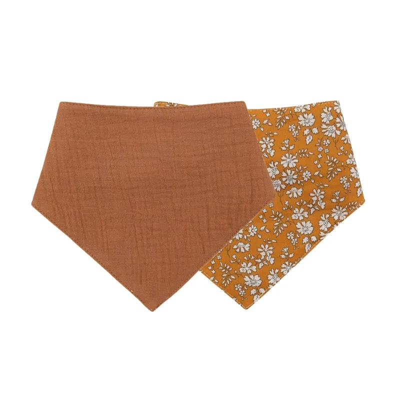 Bebê Alimentando Bib Floral Print Babies Bibs Sem Mangas Crianças À Prova De Sujeira Alimentos Comendo Panos Crianças Aventais Anti-sujos - S013