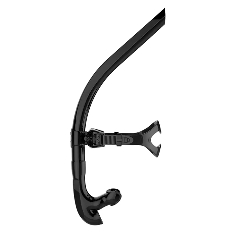 Equipamento De Snorkel Subaquático Do Tubo De Respiração De Natação Aberto Profissional - Preto