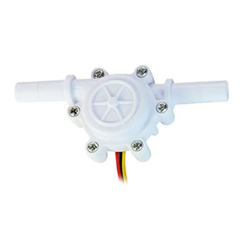 Medidor De Fluxo De Água Atualizado Contador De Fluxo De Medidor De Fluxo De Grau De Alimentação 0.2-8l/min - 3 Minutos De Conexão Rápida (180 Graus)