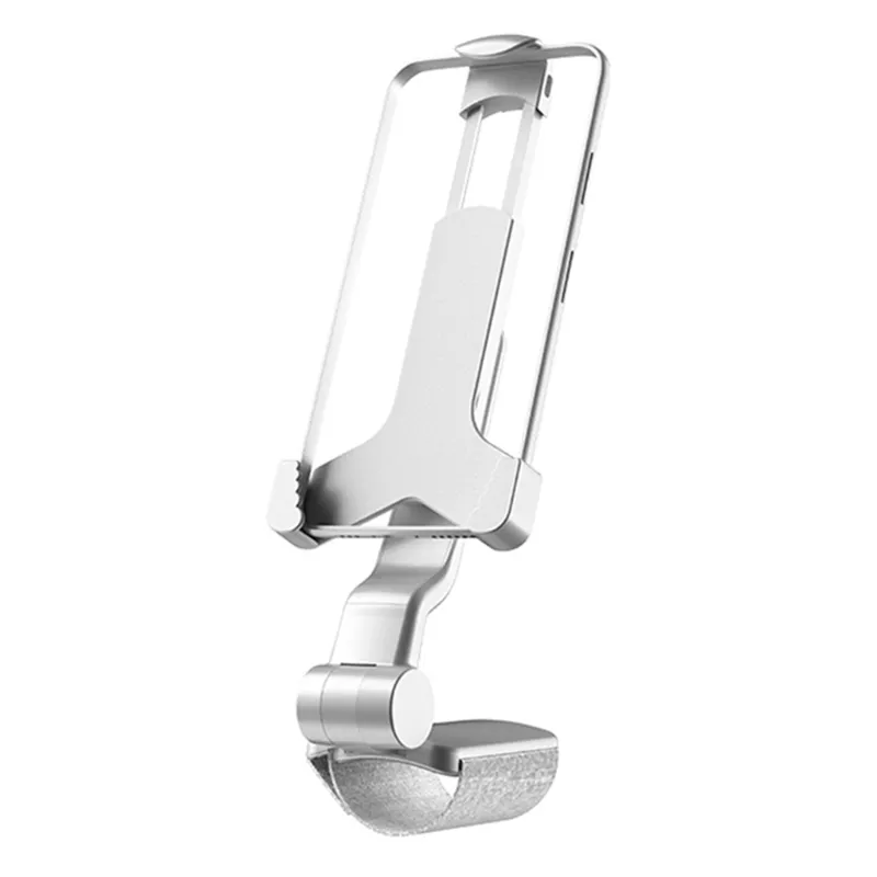 Universal 360 Graus Suporte De Telefone Celular Rotativo Invisível Portátil Preguiçoso Rodando Braçadeira Ao Ar Livre - Branco - X8