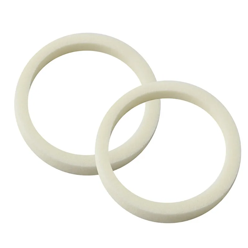Pó De Óleo De Esponja De Bicicleta Premium Óleo De Espuma Selada Kit Anel Branco 1pair - 38mm