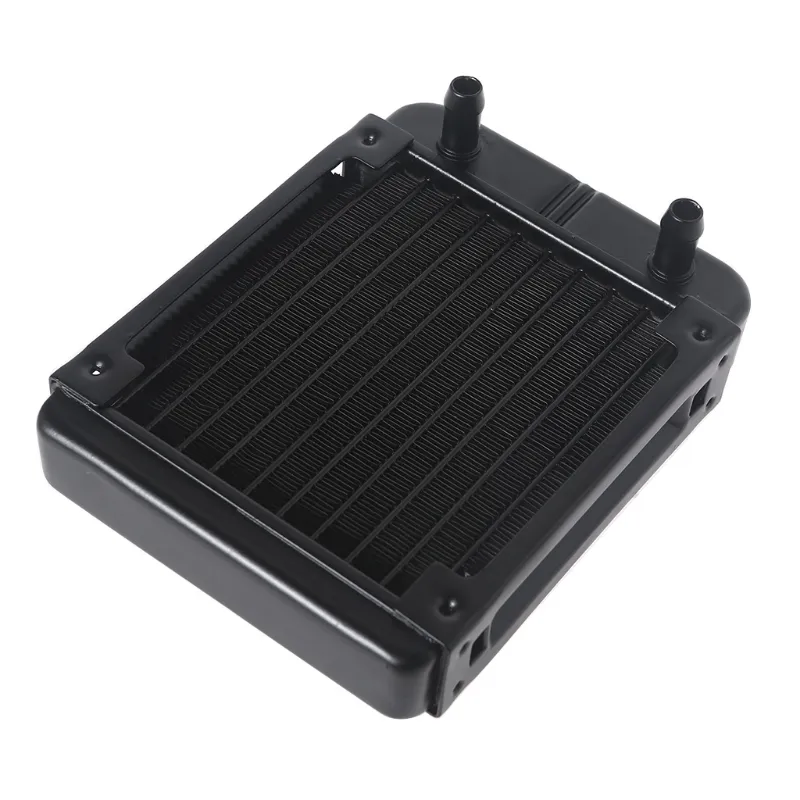 Radiador De Alumínio G1/4 Thread Multi-porta 120mm Para Sistema De Resfriamento De Água Do Computador