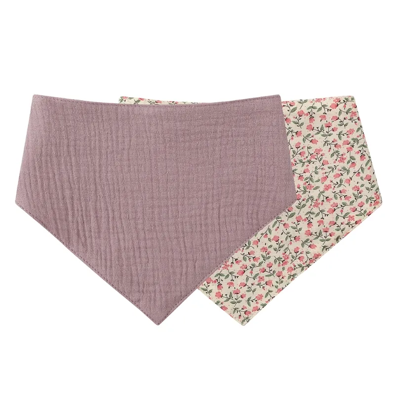 Botão De Snap Duplo Toalha De Saliva Musselina Absorvente Criança Babando Bib Bebê Bebês Alimentando Bib Soft Algodão Bandana - S64