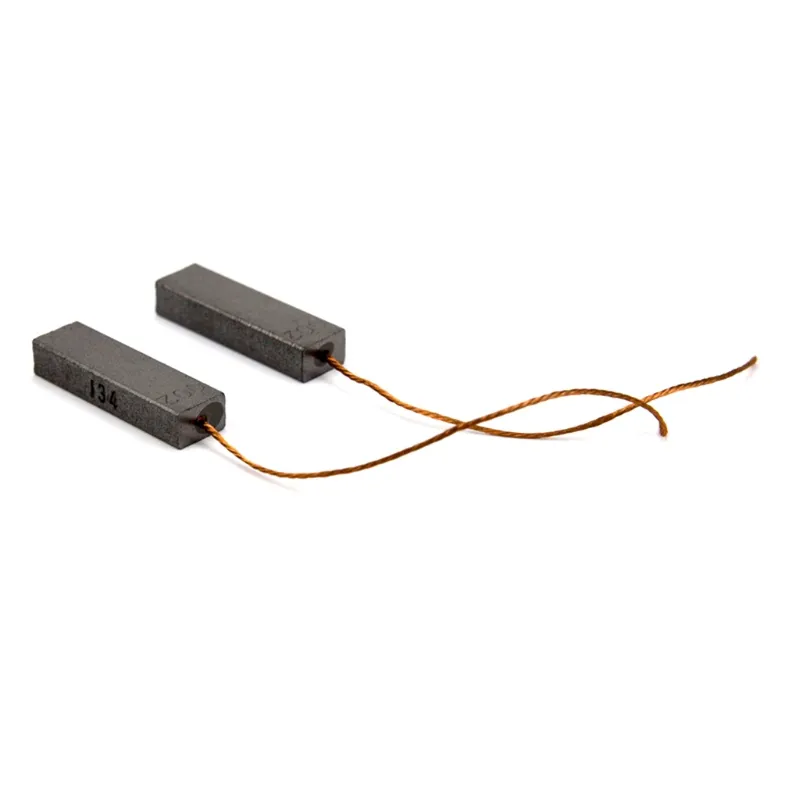 Escovas De Carbono Universais Substituição Escovas De Carbono Duráveis Motor Com Fio Para Acessórios De Aspirador De Pó 7x11x36mm