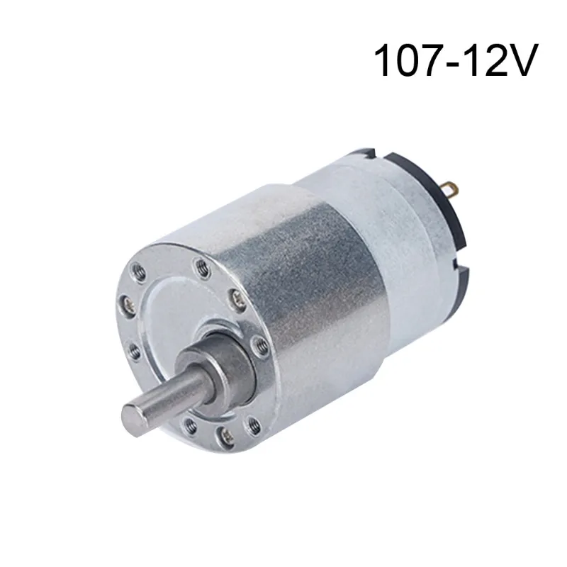 6v/12v/24v 7~960rpm Miniatura Alta Redução De Torque Caixa De Engrenagem Micro Velocidade Reversível Redução Elétrica Motor Orientado - 107 - 12v
