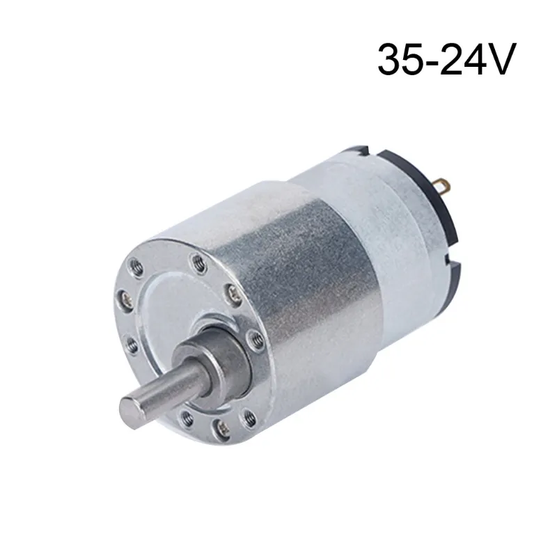 6v/12v/24v 7~960rpm Miniatura Alta Redução De Torque Caixa De Engrenagem Micro Velocidade Reversível Redução Elétrica Motor Orientado - 35 - 24v