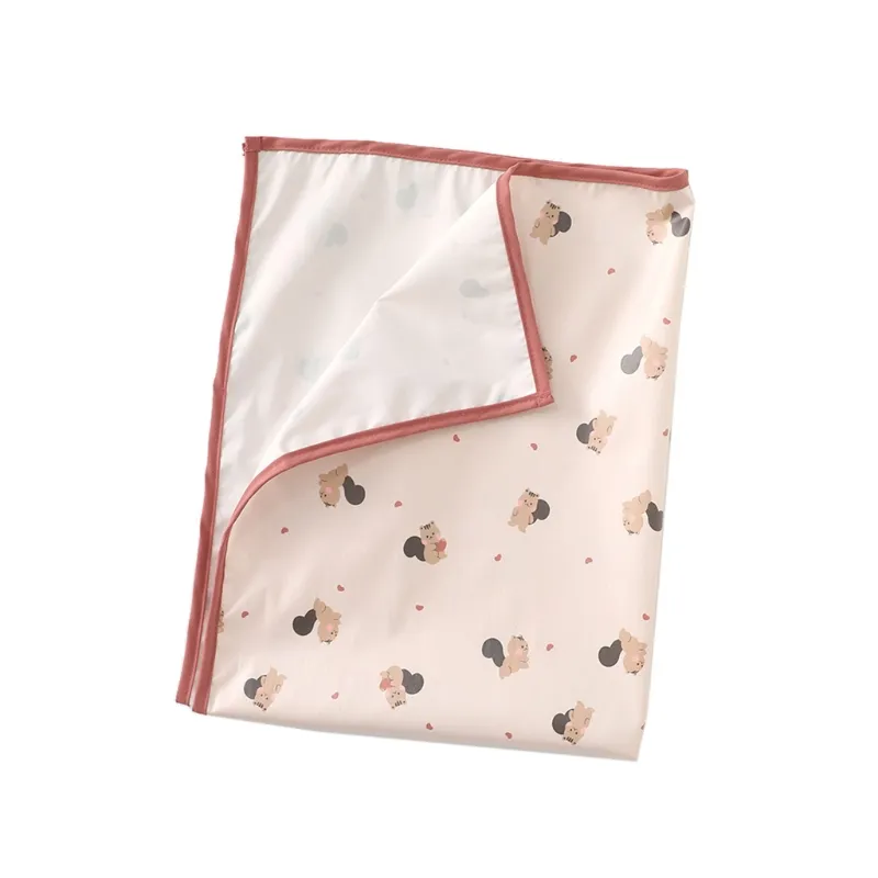 Summer Baby Changing Pad Liners Fralda Superfície Soft Baby Changing Mat Para Bebê - Esquilo Rosa