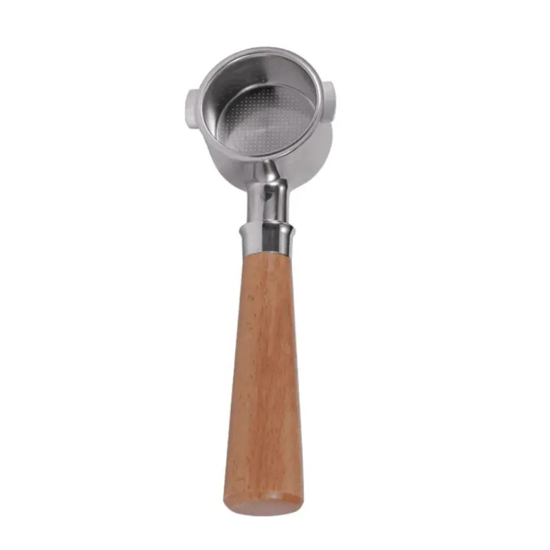 Portafilter Nu Sem Fundo De 51mm Para Café Com Alça 2 Orelhas Ferramenta De Fabricação - A2 Beech Cor Natural