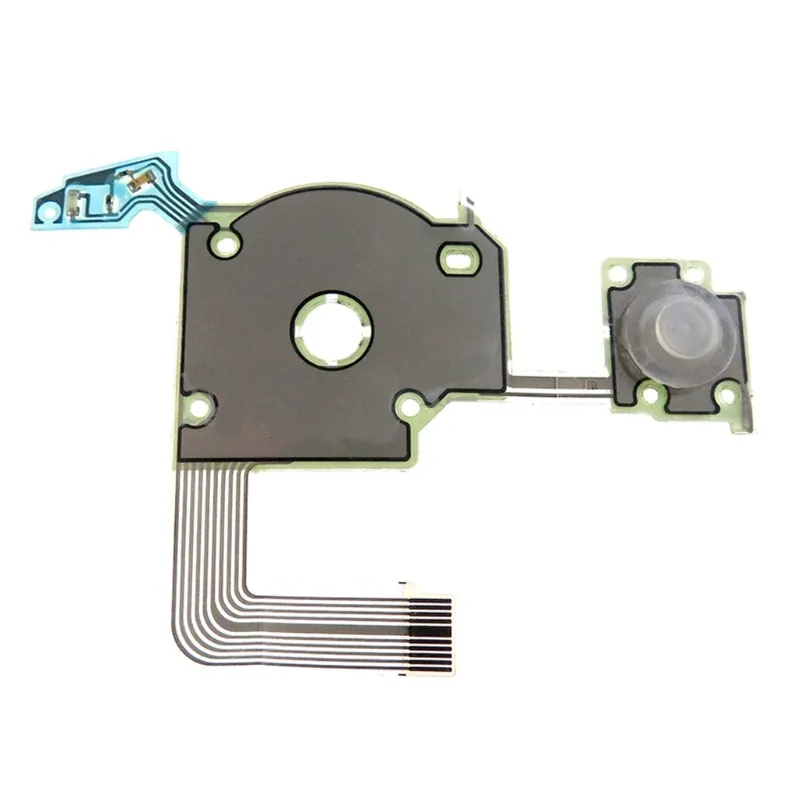 Novo Conjunto De Cabo Flex Do Novo Botão De Teclado Da Fita Esquerda D-pad Com Borracha Para Psp3000 - Botão Esquerdo