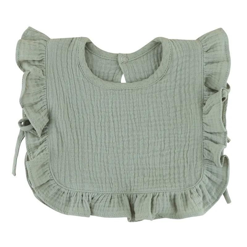 Bebê Alimentando Drool Bib Bebês Lace Saliva Toalha De Algodão Macio Pano De Arroto De Algodão Para Criança Recém-nascida
