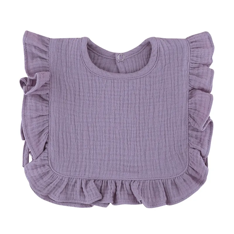 Bebê Alimentando Drool Bib Bebês Lace Saliva Toalha De Algodão Macio Pano De Arroto De Algodão Para Criança Recém-nascida