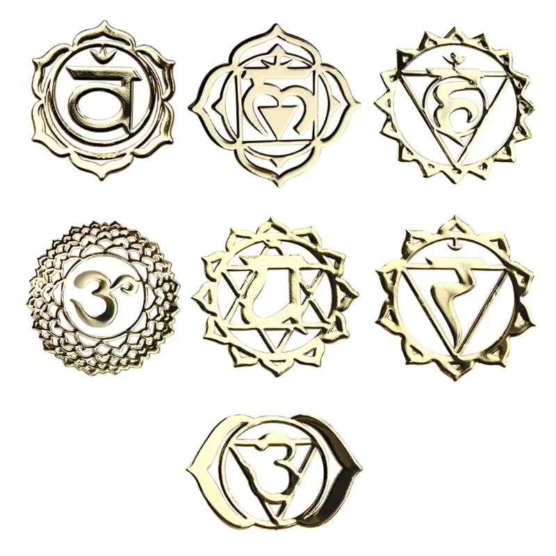 Símbolo De Meditação Arte Móvel Decal Para Diy Resin Flor Da Vida Chakras Adesivos Pyramid Art Resin Filler Supplies