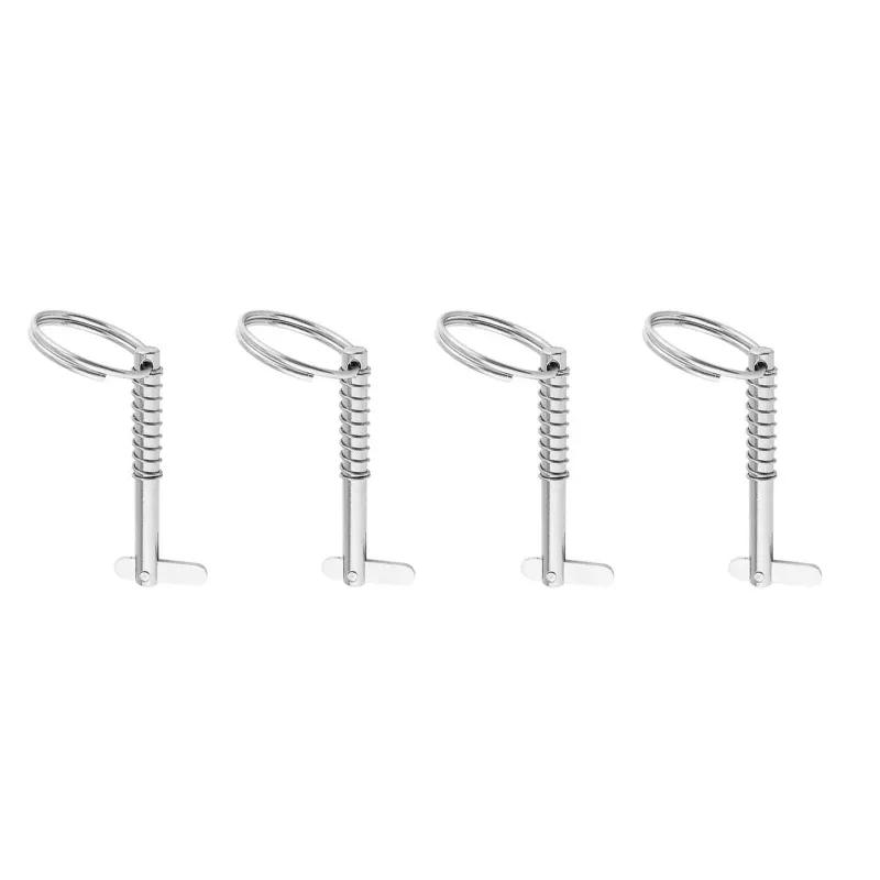 4 Peças De Liberação Rápida Pino De Aço Inoxidável Bimini Top Pin Peças De Hardware Resistentes À Corrosão