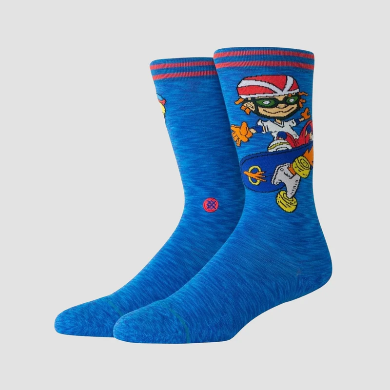 Stance Rocket Power Reggie And Otto Crew Socks Royal 8.5-12.5uk / Royal