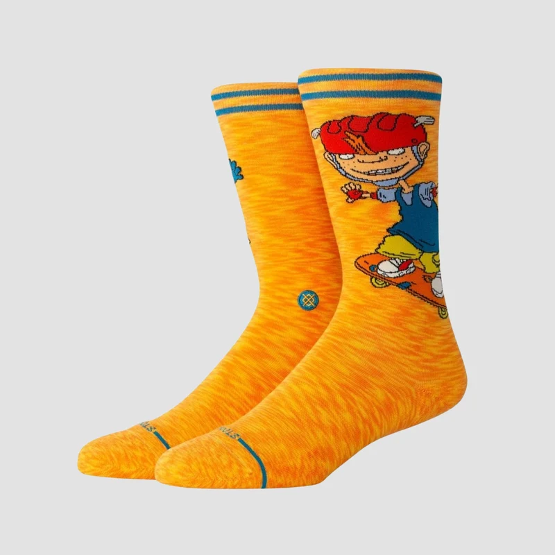 Stance Rocket Power Sam And Twister Crew Socks Orange 8.5-12.5uk / Orange