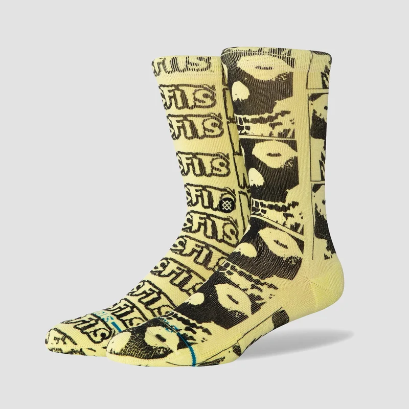 Stance Misfits Collection Crew Socks Melon 5.5-7.5uk / Melon
