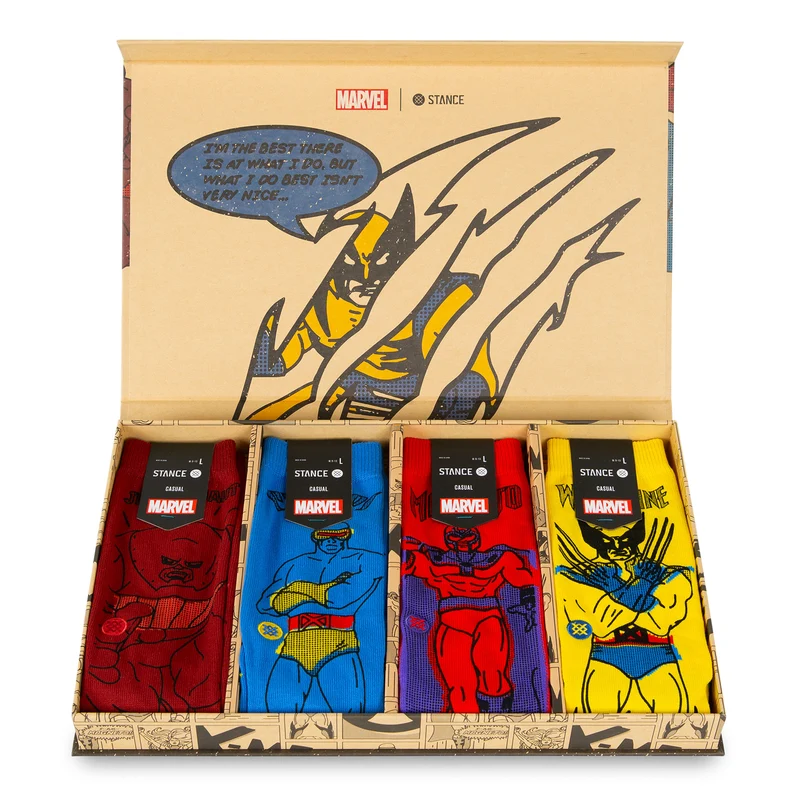 Marvel Vs Box Set Socks L