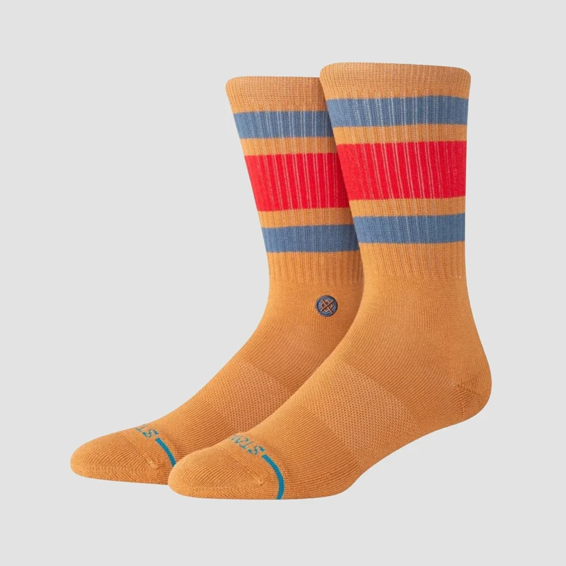 Stance Boyd ST Crew Socks Tan Brown 8.5-12.5uk / Tan Brown